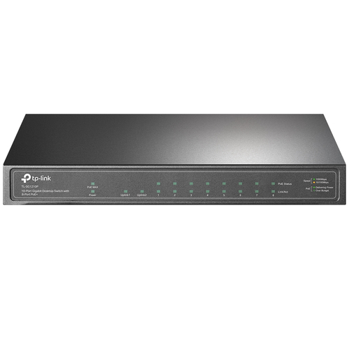 TP-LINK TL-SG1210P netwerk-switch Gigabit Ethernet (10/100/1000) Power over Ethernet (PoE) Grijs