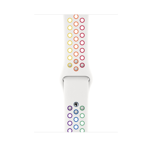 Apple MYD62ZM/A smartwatch accessory Band Multicolor, White Fluoroelastomer