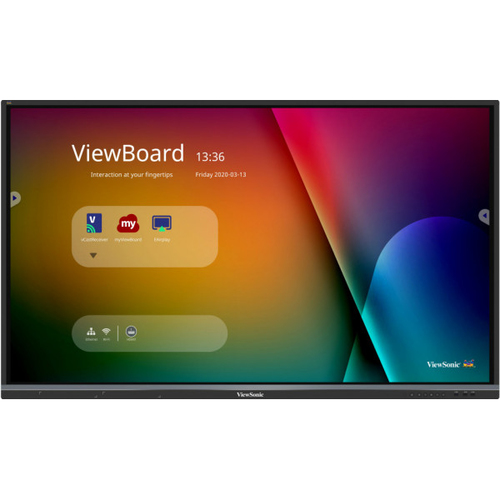 Viewsonic IFP6550-3 interactive whiteboard 165.1 cm (65") Touchscreen 3840 x 2160 pixels Black HDMI