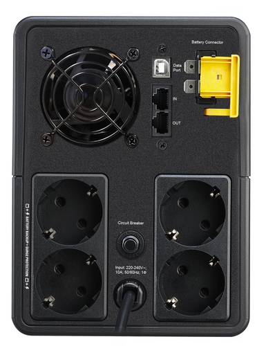 APC Back-UPS BX2200MI-GR Noodstroomvoeding 2200VA 4x stopcontact, USB