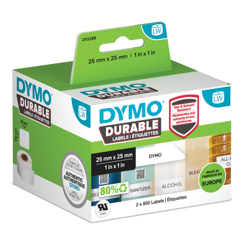 DYMO Durable White Self-adhesive printer label