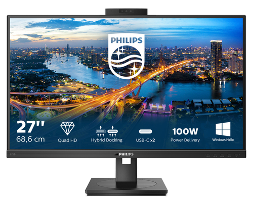 Philips B Line 276B1JH/00 computer monitor 68,6 cm (27") 2560 x 1440 Pixels Quad HD LCD Zwart