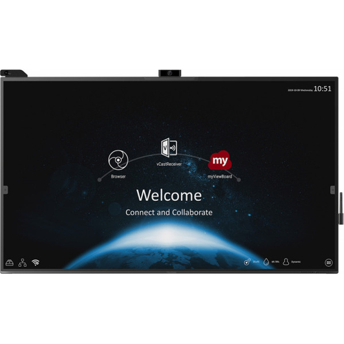 Viewsonic IFP8670 interactive whiteboard 2.18 m (86") 3840 x 2160 pixels Touchscreen Black HDMI