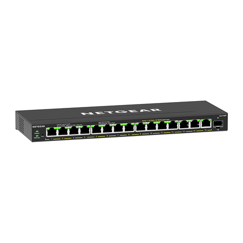 NETGEAR GS316EP-100PES netwerk-switch Managed Gigabit Ethernet (10/100/1000) Power over Ethernet (PoE) Zwart