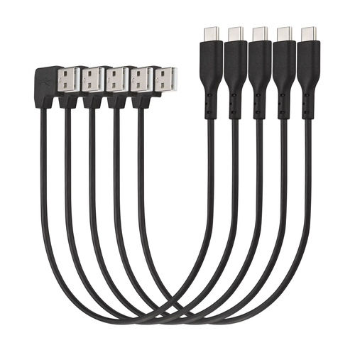 Kensington K65610WW USB cable 0.327 m USB 2.0 USB A USB C Black