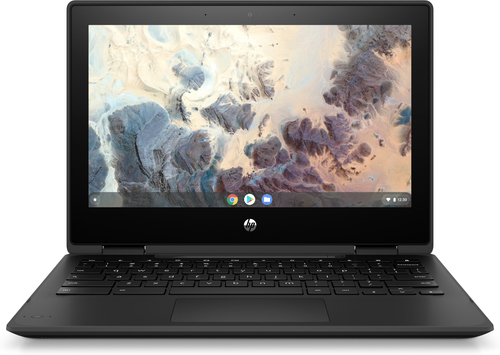 HP Chromebook x360 11 G4 29,5 cm (11.6") Touchscreen HD Intel® Celeron® 4 GB LPDDR4x-SDRAM 32 GB eMMC Wi-Fi 6 (802.11ax) Chrome OS Zwart