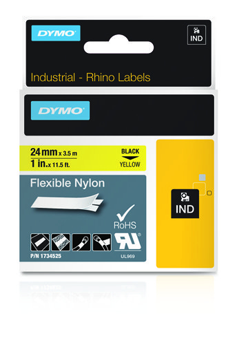 DYMO 24mm Flexible Nylon Tape D1 label-making tape