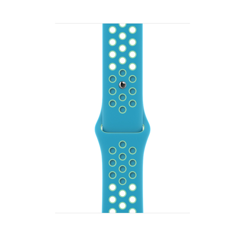 Apple MJ6L3ZM/A smartwatch accessory Band Blue, Green Fluoroelastomer