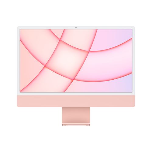 Apple iMac 61 cm (24") 4480 x 2520 pixels Apple M 8 GB 512 GB SSD All-in-One PC macOS Big Sur Wi-Fi 6 (802.11ax) Pink