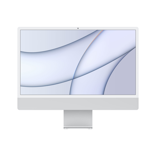 Apple iMac 61 cm (24") 4480 x 2520 pixels Apple M 8 GB 256 GB SSD All-in-One PC macOS Big Sur Wi-Fi 6 (802.11ax) Silver