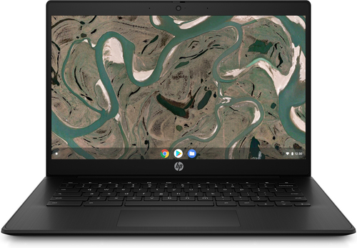 HP Chromebook 14 G7 35,6 cm (14") Touchscreen Full HD Intel® Celeron® 8 GB LPDDR4x-SDRAM 64 GB eMMC Wi-Fi 6 (802.11ax) Chrome OS Zwart