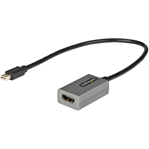 StarTech.com Mini DisplayPort naar HDMI Adapter - mDP naar HDMI Adapter Dongle - 1080p - Mini DisplayPort 1.2 naar HDMI Monitor/Scherm - Mini DP naar HDMI Video Converter - 30cm Vaste Kabel