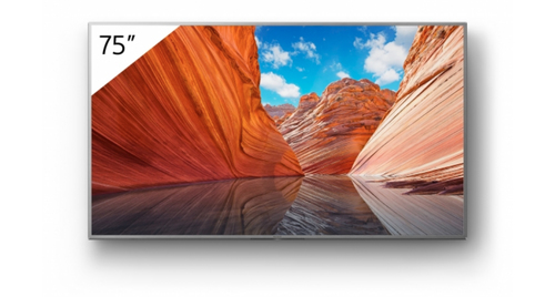 Sony FWD-75X81J/UK beeldkrant Digitale signage flatscreen 190,5 cm (75") LED Wifi 440 cd/m² 4K Ultra HD Zwart Android 10