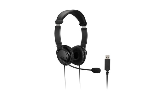 Kensington K33065WW headphones/headset Head-band USB Type-A Black