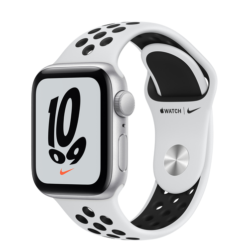 Apple Watch SE Nike 40 mm OLED Silver GPS (satellite)