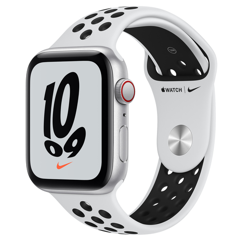 Apple Watch SE Nike 44 mm OLED 4G Silver GPS (satellite)