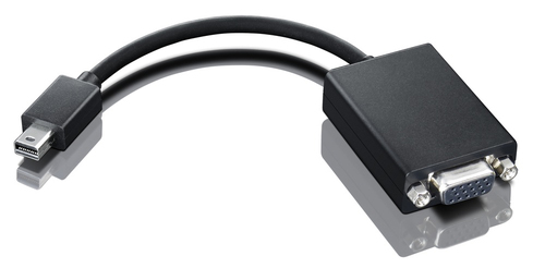Lenovo 0A36536 video kabel adapter VGA (D-Sub) Mini DisplayPort Zwart