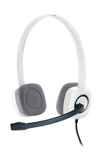 Logitech H150 Stereo Headset Wired Head-band Office/Call center White