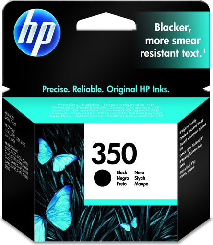 HP 350 originele zwarte inktcartridge