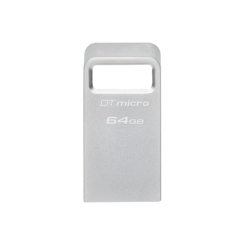 Kingston Technology DataTraveler Micro USB flash drive 64 GB USB Type-A 3.2 Gen 1 (3.1 Gen 1) Zilver