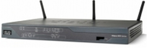 Cisco 887VA Fast Ethernet Black wireless router