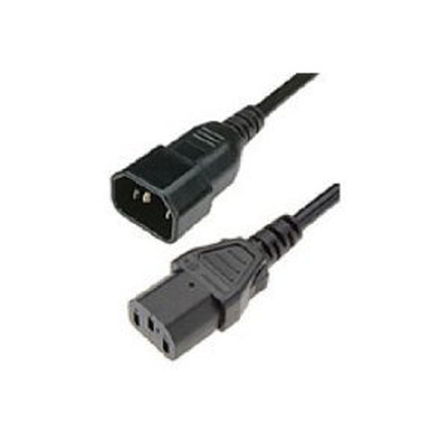 Hewlett Packard Enterprise C13-C14 C13 coupler C14 coupler Black power cable