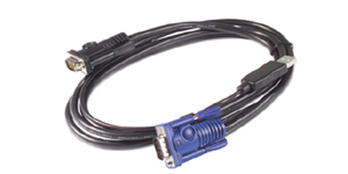 APC AP5257 KVM cable 3.66 m Black