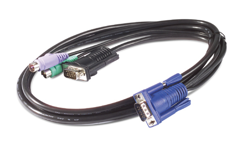 APC AP5254 KVM cable 3.66 m Black