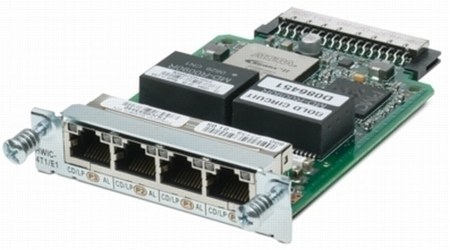 Cisco 4-Port T1/E1 Clear Channel High-Speed WAN Interface Card network switch component