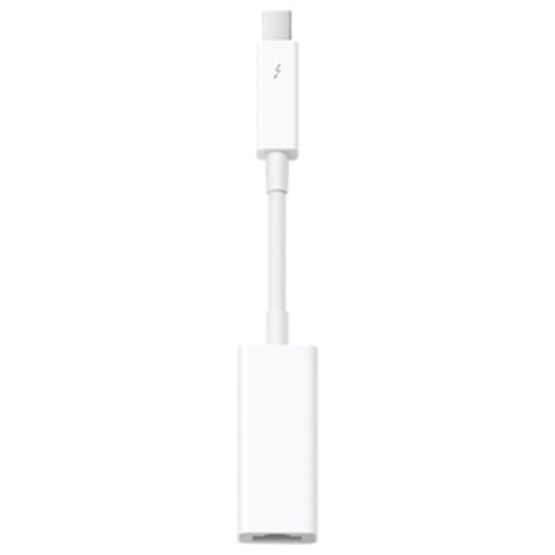 Apple Thunderbolt / Gigabit Ethernet Thunderbolt RJ-45 White cable interface/gender adapter