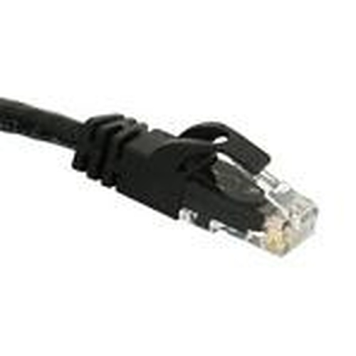 C2G Cat6 Snagless CrossOver UTP Patch Cable Black 0.5m 0.5m Black networking cable