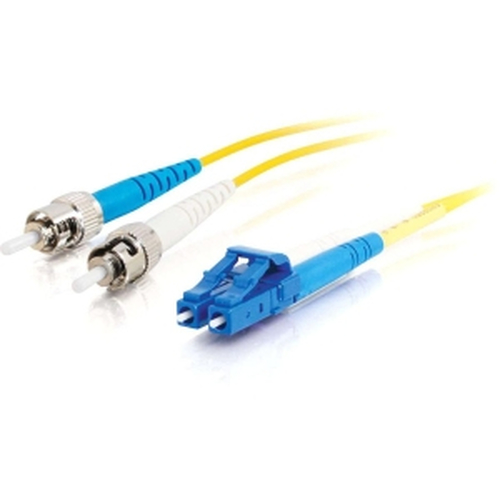 C2G 85601 15m LC ST Yellow fiber optic cable