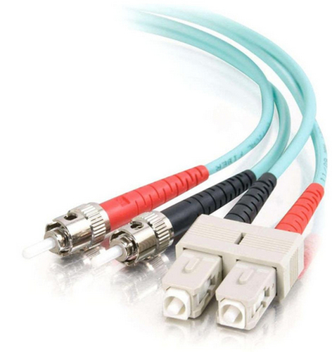 C2G 85523 2m SC ST Turquoise fiber optic cable