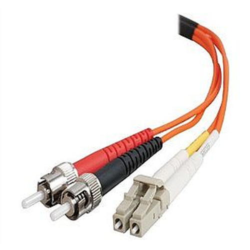 C2G 85493 2m LC ST Orange fiber optic cable