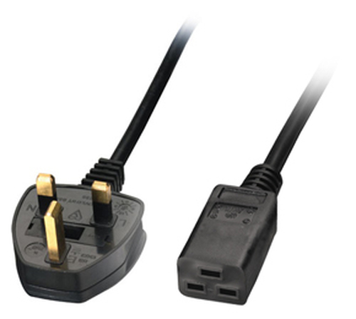 Cisco CAB-BS1363-C15-UK= 2.5m BS 1363/A C19 coupler Black power cable