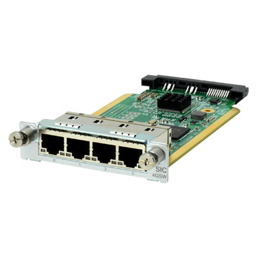 Hewlett Packard Enterprise MSR 4-port Gig-T Switch SIC Module Gigabit Ethernet network switch module