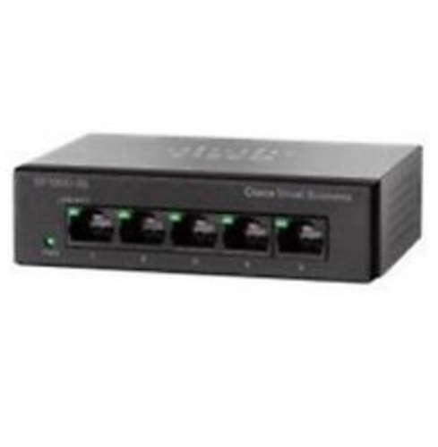 Cisco Small Business SG110D-05 Unmanaged L2 Gigabit Ethernet (10/100/1000) Black