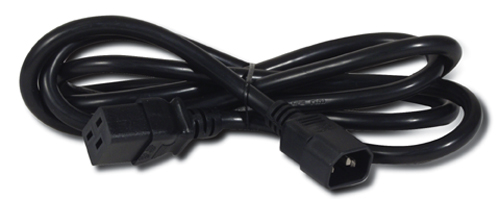 APC C19/C14 2m power cable Black C14 coupler C19 coupler