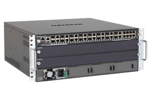 Netgear M6100-24X3 Managed network switch Gigabit Ethernet (10/100/1000) 4U Black,Grey