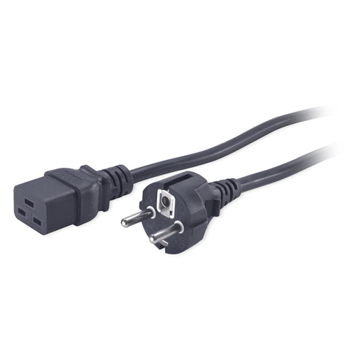 APC AP9875 power cable Black 2.5 m C19 coupler CEE7/7