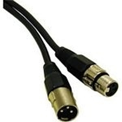 C2G 1m Pro-Audio XLR Cable M/F 1m XLR (3-pin) XLR (3-pin) Black audio cable
