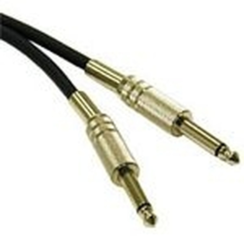 C2G 0.5m Pro-Audio 6.3mm Cable M/M 0.5m 6.35mm 6.35mm Black audio cable