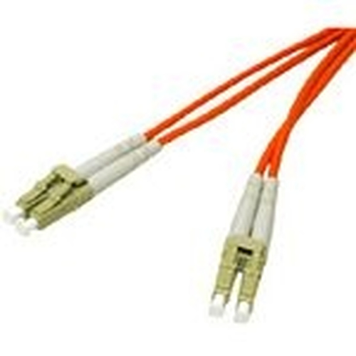 C2G 1m LC/LC LSZH Duplex 62.5/125 Multimode Fibre Patch Cable 1m Orange fiber optic cable