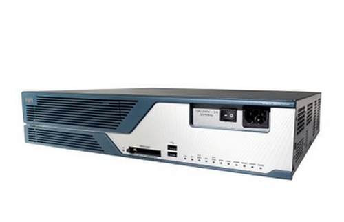 Cisco 3825, Refurbished wired router Blue,Stainless steel