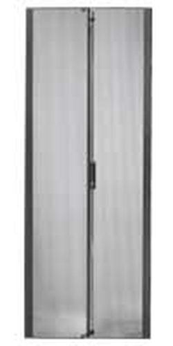 APC NetShelter SX 42U 600mm Wide Perforated Split Doors Black