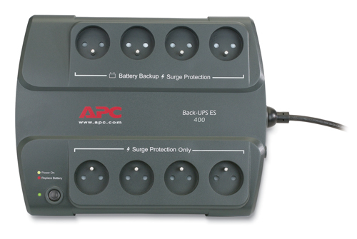 APC Back-UPS 400, FR Stand-by (Offline) 0,4 kVA 240 W 8 AC-uitgang(en)