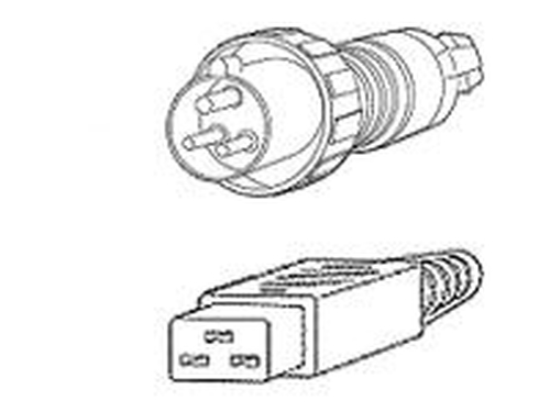 Cisco CAB-AC-2800W-INT= 4.1m IEC 309 C19 coupler Black power cable