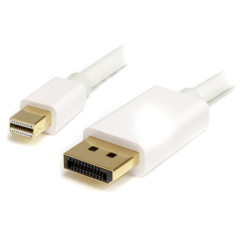 StarTech.com 3m Mini DisplayPort naar DisplayPort 1.2 Kabel - 4K x 2K UHD Mini DisplayPort naar DisplayPort Adapter Kabel - Mini DP naar DP Monitor Kabel - mDP naar DP Kabel - Wit