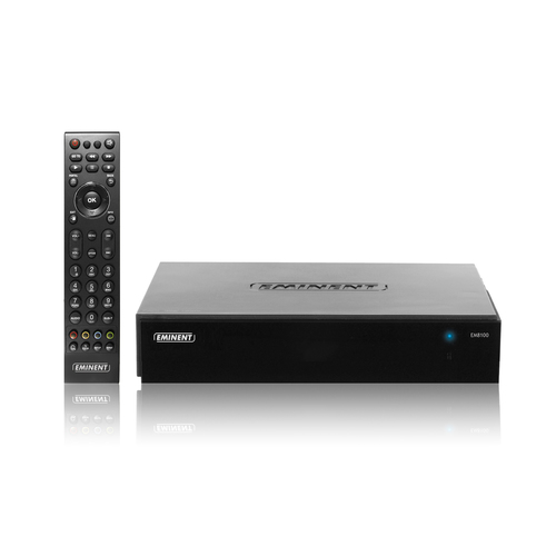 Eminent EM8100 TV set-top box Ethernet (RJ-45) Full HD Zwart