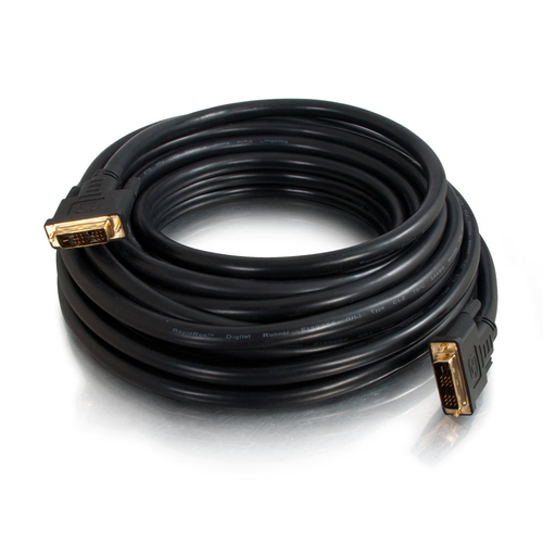 C2G 7.6m DVI-D™ CL2 M/M DVI kabel 7,6 m Zwart
